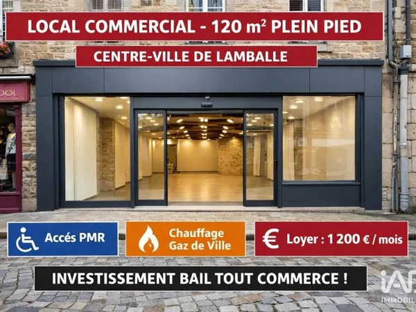 Fonds de commerce 100 m²