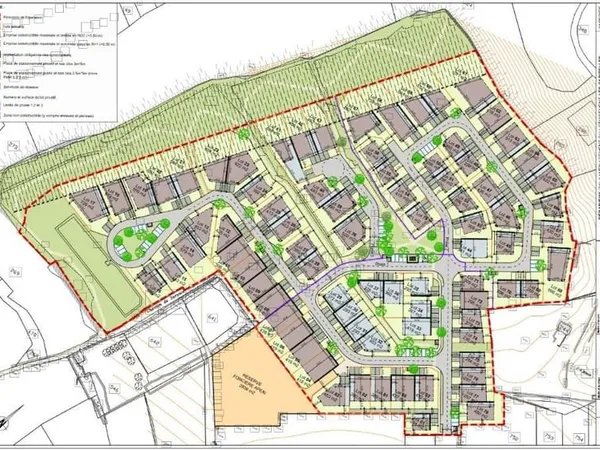 Terrain 390 m²
