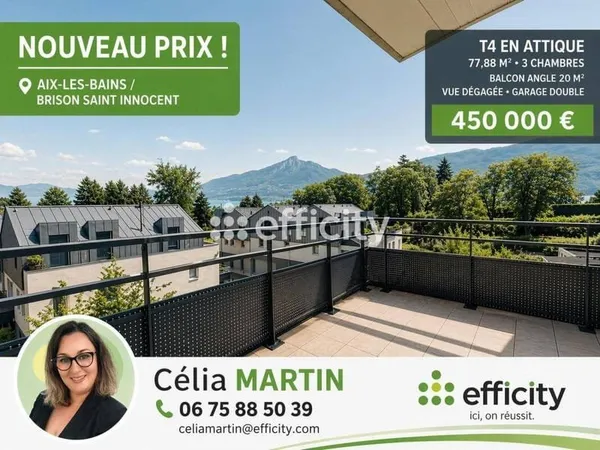 Appartement 4 pièces 78 m²