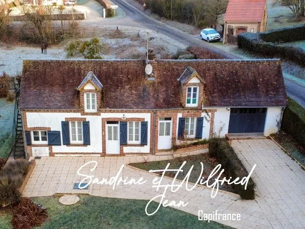 LES GENETTES (61) Maison de campagne 5 pièces avec vaste terrain de plus d'1Ha et cours d'eau
