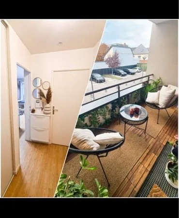 F2 42 m² - Bapeaume-les-Rouen