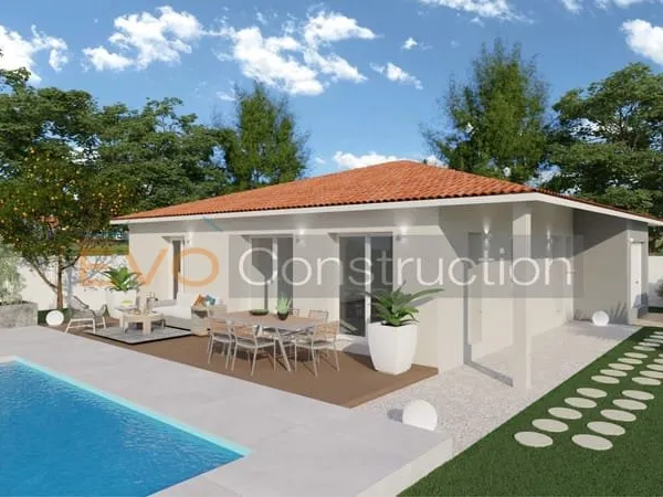 Espira de Conflent, Villa de plain pied T4 avec garage et jardin