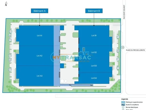 Cellule B2 : Local de 3 335m² dont 278m² de bureaux à Croissy