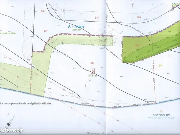 Terrain 1176 m²