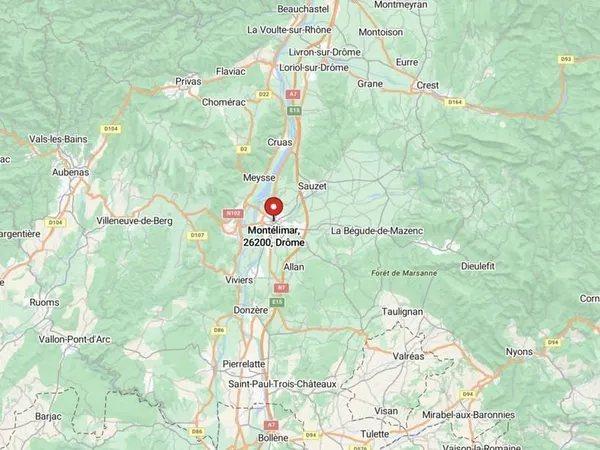 Terrain constructible de 460 m² sur la commune de Montélimar