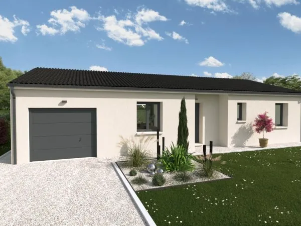 Terrain + maison 93 m²