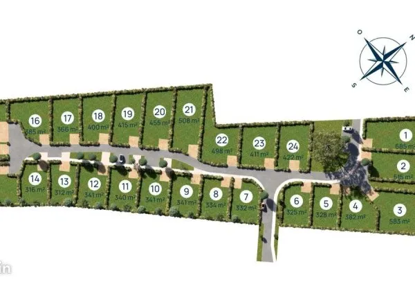 Terrain 498 m² Medis