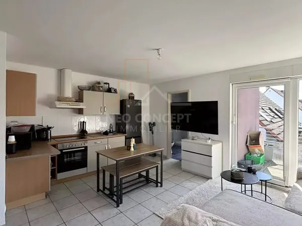 Beau 2 pièces de 38m² avec terrasse