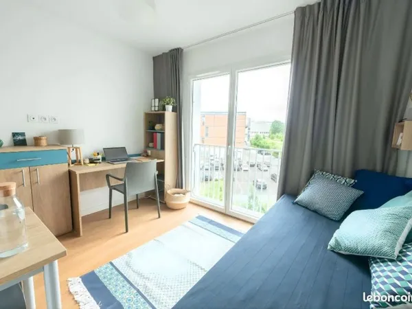 Studio 1 pièce 18 m²
