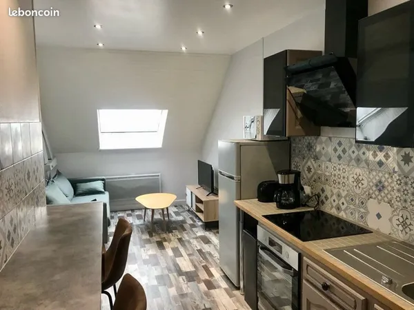 Appartement T3 duplex meublé centre Cherbourg - lumineux