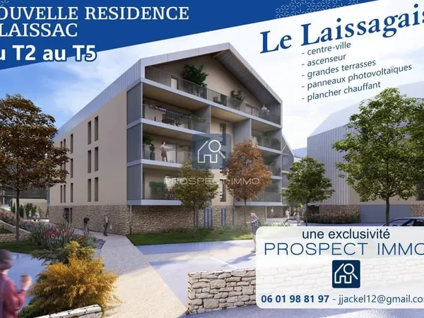 Appartement type 3 avec grande terrasse