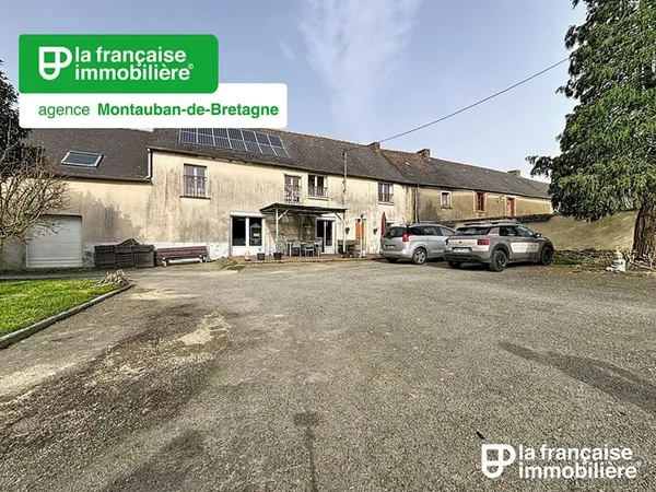 Maison de 167 m² - Campagne - 7 pièces - Hangar - Quédillac