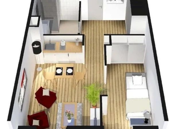 Canal ST Martin T1 Bis Immeuble récent