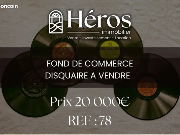 Fonds de commerce 30 m² Béziers