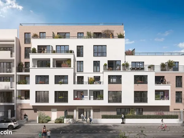 Colombes Centre - 2 pièces neuf - 41,5 m² - 2e étage - Petite copropriété