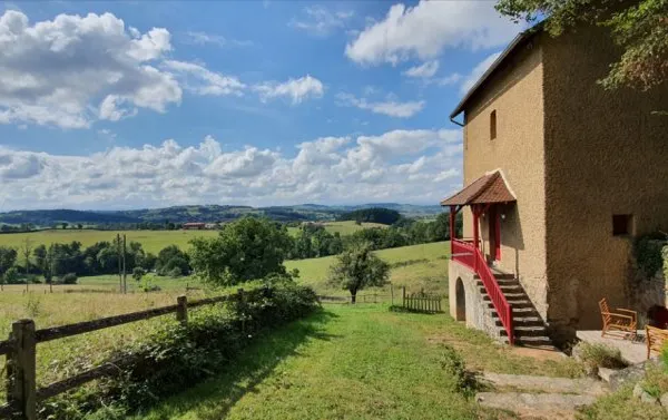 Pavillon Sainte Agathe 80m² (42470) [Château de l'Aubepin] - Pleine campagne- Vue exceptionnelle