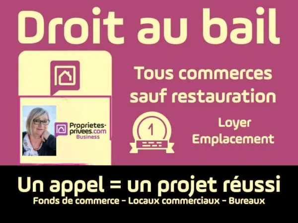 AIX LES BAINS - Cession de bail, Local commercial 50 m²