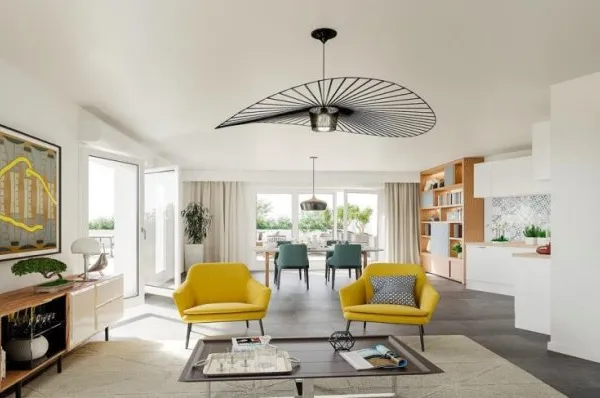Appartement en frais réduits 2 pièces 50 m²