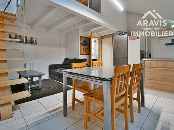 Bel appartement meublé de 29.87 m2 situé au centre de Thônes