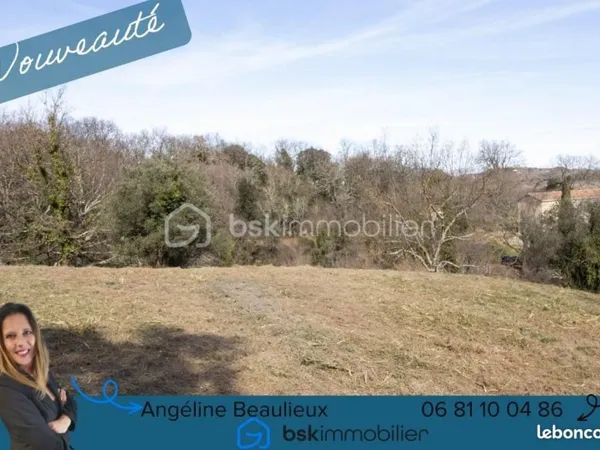 Terrain 2 094 m² Boucoiran Et Nozieres