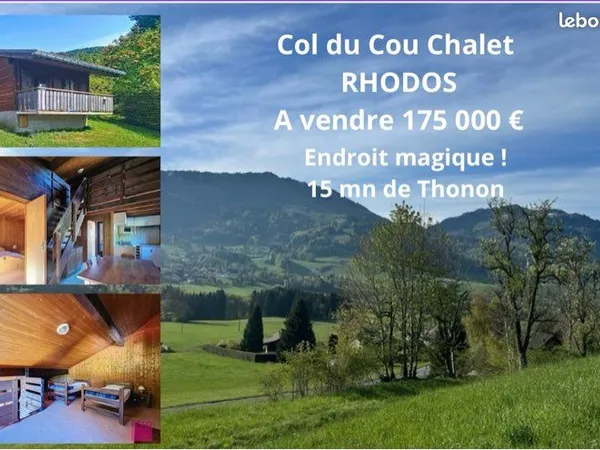 CHALET montagne à rénover col du cou 15mn Thonon