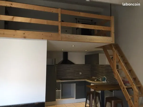 Appartement f1 mezzanine médiathèque hôpital