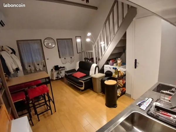 À louer appartement rdc avec jardinet