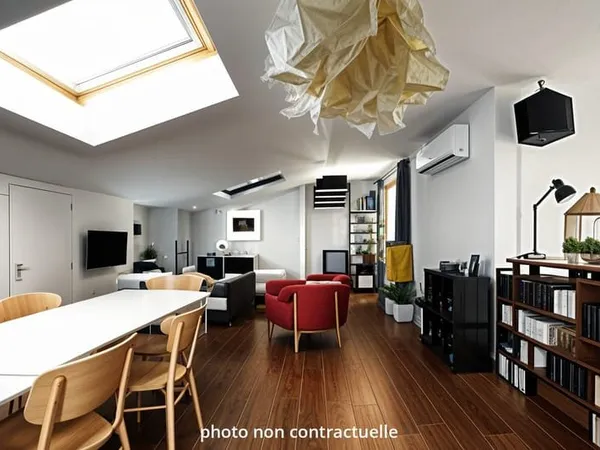 A vendre appartement en duplex Villeurbanne 4 pièce(s) 95m2 (91m²carrez) secteur Grandclément/Montch
