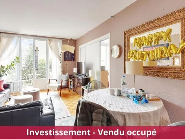Appartement 3 pièces Vendu Loué