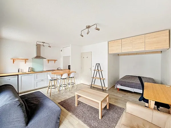 À vendre - NANCY_Quartier Provencal / Nabecor_F1 bis 32 m² avec parking et terrasse ? Idéal investis