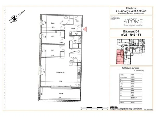 Appartement (T4) - 95.93