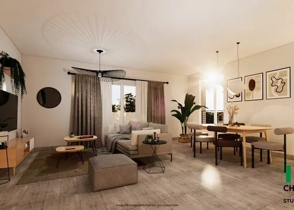 Appartement T2 de 51.6m2 Le Clos du Parc
