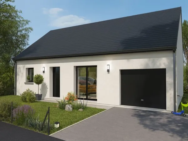 Projet de construction d'une maison 75 m² avec terrain à ROMAGNE (35)