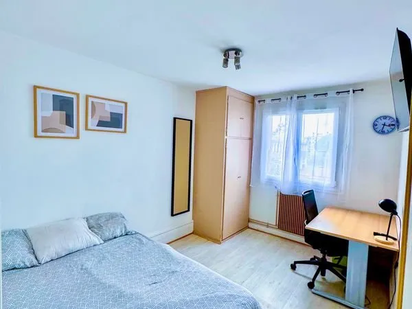 Chambre meublée 11m² - Tout inclus 550 - Eligible APL - Sans frais d'agence