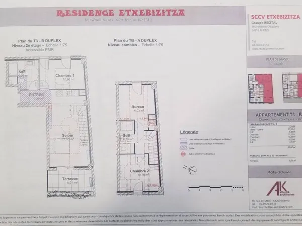 Appartement 3 pièces 63 m²