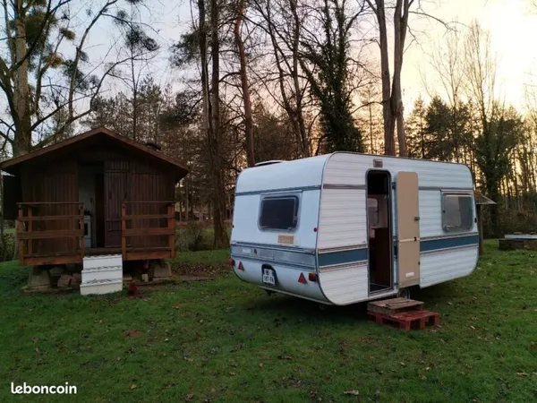 Terrain de loisir avec chalet