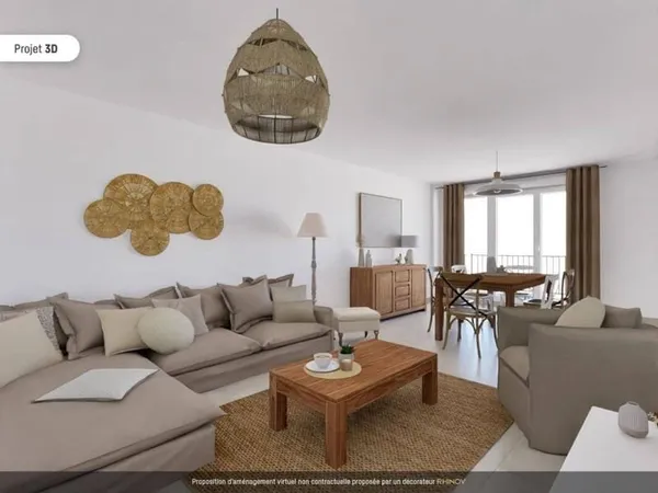 Appartement 2 pièces 53 m²