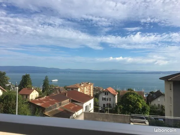 Vue lac panoramique - T2 Evian