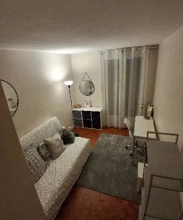 Chambre 1 pièce 15 m²