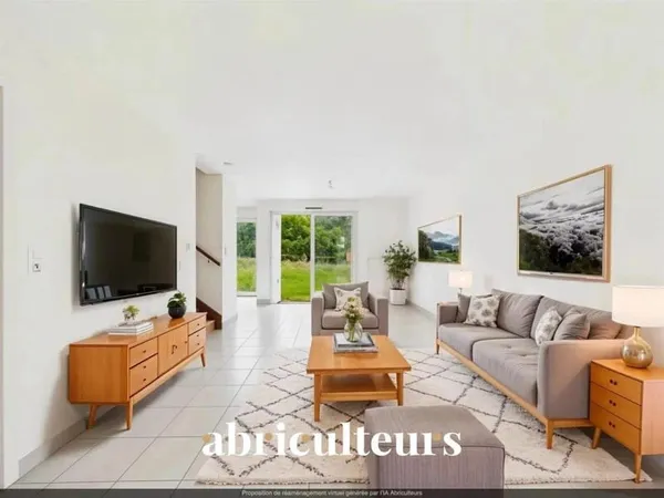 Maison de 97,54 m2 - 4 chambres - Garage - Jardin - Vue dégagée - Bouguenais - Allée de la Jaguère