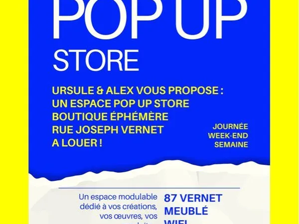 Pop-Up Store / Boutique Éphémère - Emplacement Premium à Avignon. À partir de Juin 2026