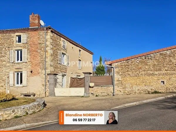 Maison 176 m² habitables - jardin - cour - grange CHAURIAT (63)