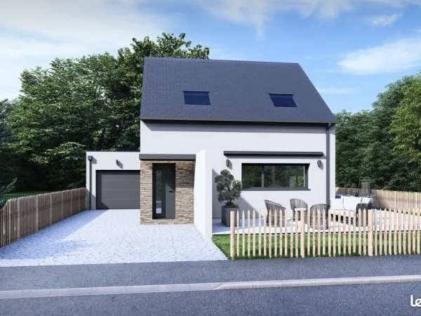 🏡 Terrain + Maison Saint-Nazaire - Projet familial - Maison moderne avec garage