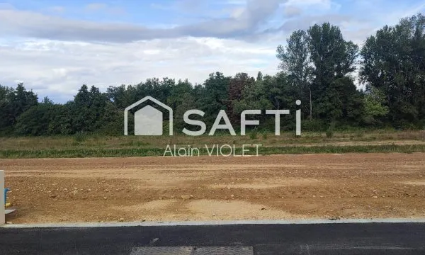 Terrain 662 m² viabilisé