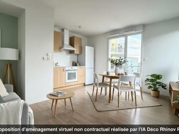 NANTES - T3 - TRIPODE - 57m²