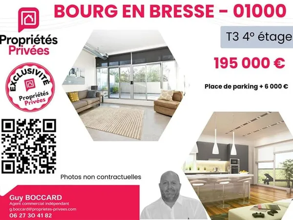 Appartement 3 pièce(s) 58.61 m2