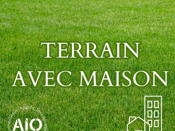 TERRAIN DE 8 646m2 AVEC MAISON INDIVIDUELLE D'UNE SURFACE DE