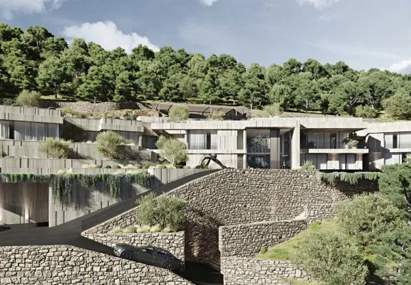 Une demeure d'exception de 1000m2 à construire à EZE vue mer