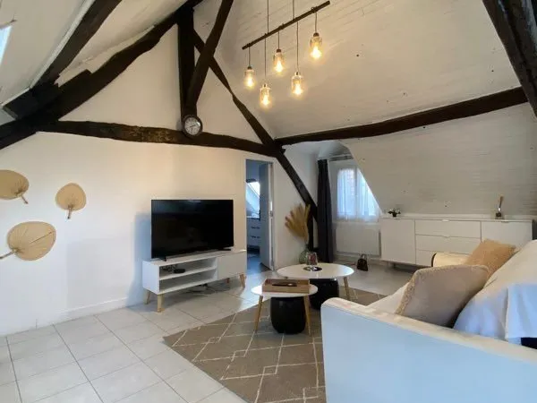 2 pièces meublé renové - 61m2 - 850m gare - lumineux