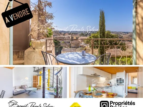 Appartement T3 + mezzanine avec terrasse et vue ? Beaumes-de-Venise
